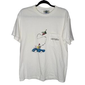 Vintage 90s Universal Studios Islands of Adventure Dr.Seuss Graphic T-Shirt Sz M